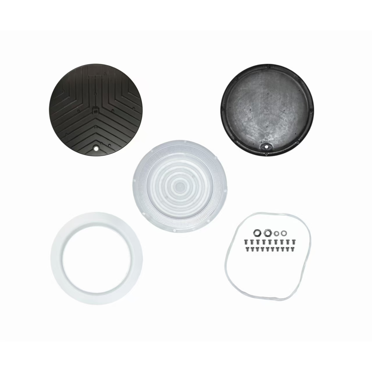 Integrated ceiling bathroom floodlights