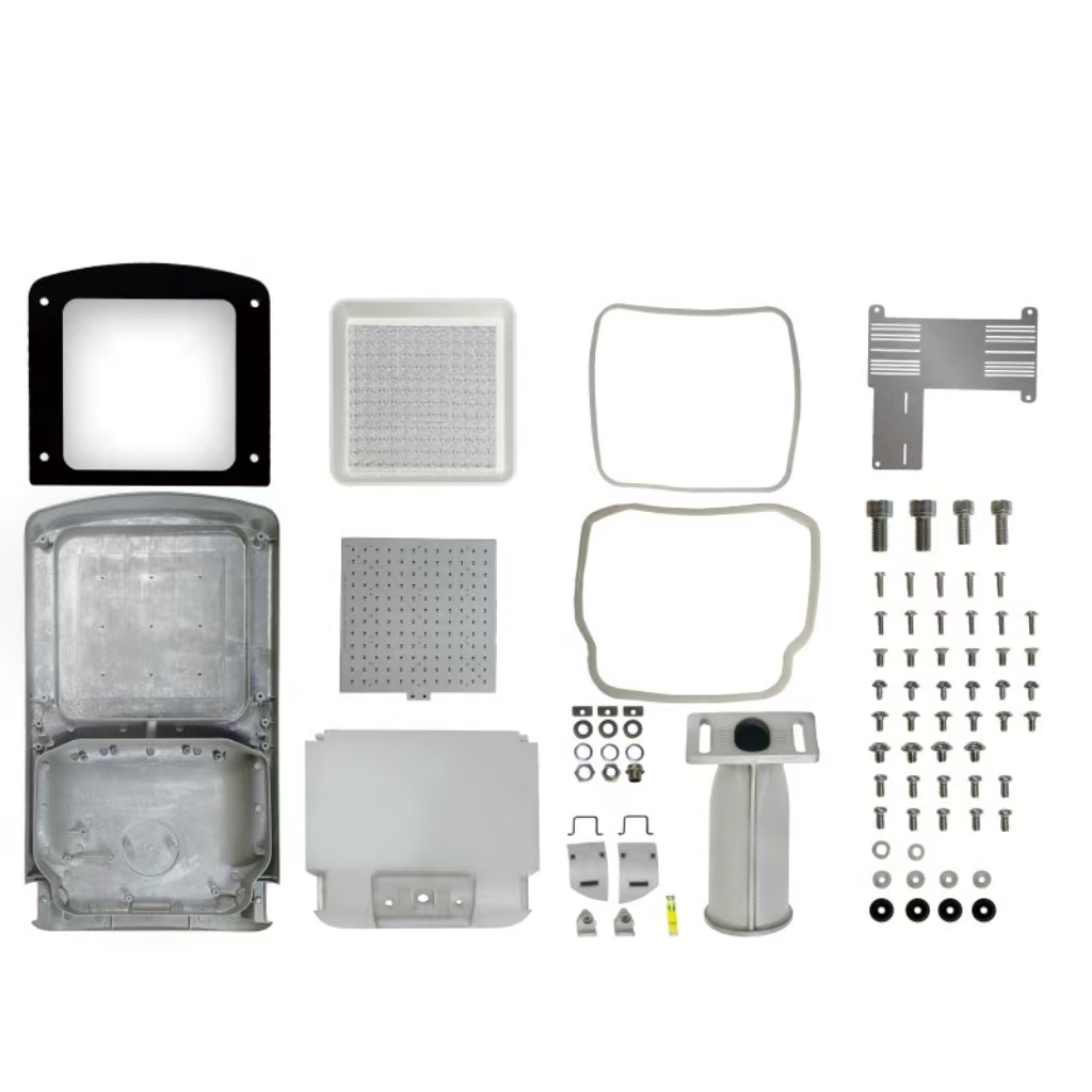 Integrated solar LED street light