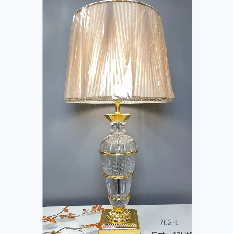 Fashionable glass living room desk lamp