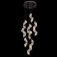 Long and creative chandelier