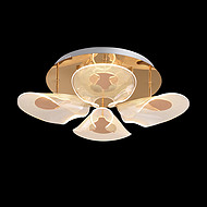 New copper-colored eye-protecting chandelier