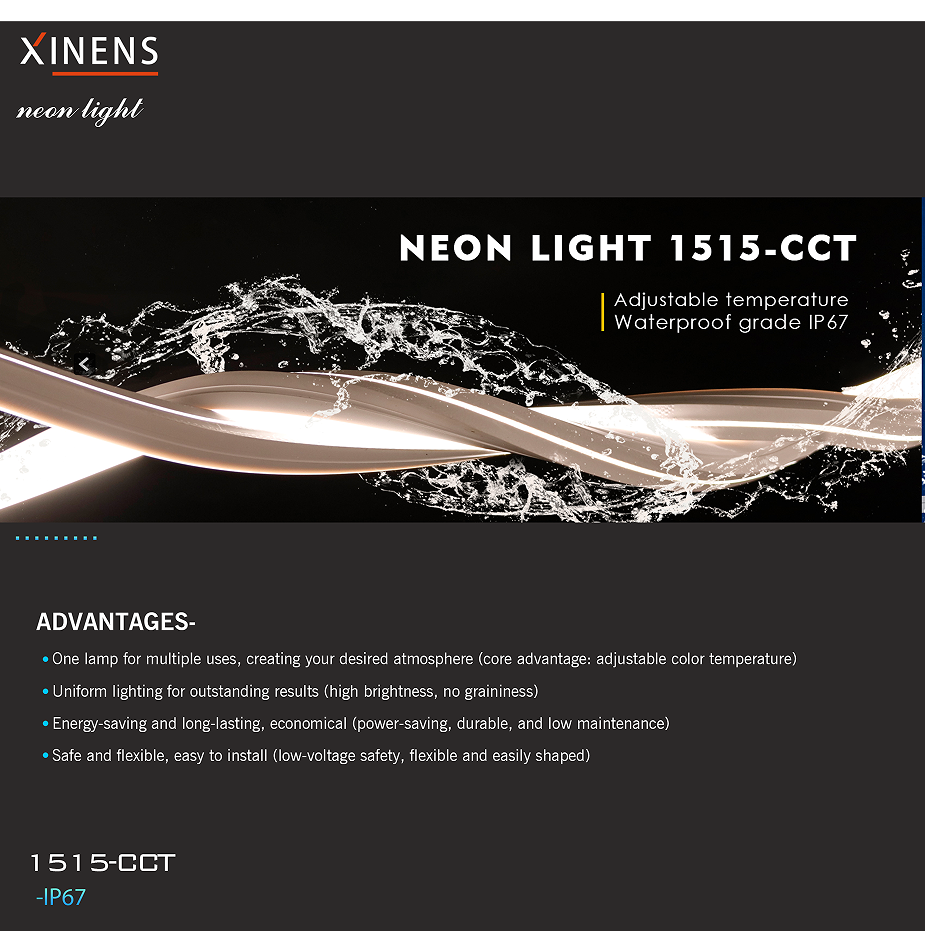High flexibility and durable simple light strip