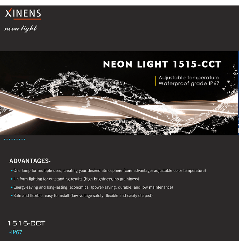 High flexibility and durable simple light strip