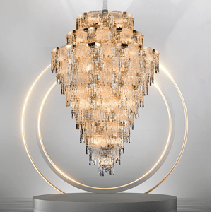 圆形奢华水晶吊灯