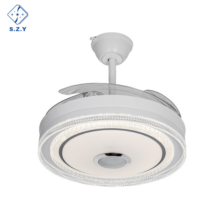 简约白色耐看风扇灯