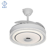 Timeless White Fan Chandelier