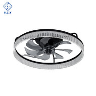 Circular Crystal Fan Chandelier