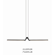 Creative line office long chandelier