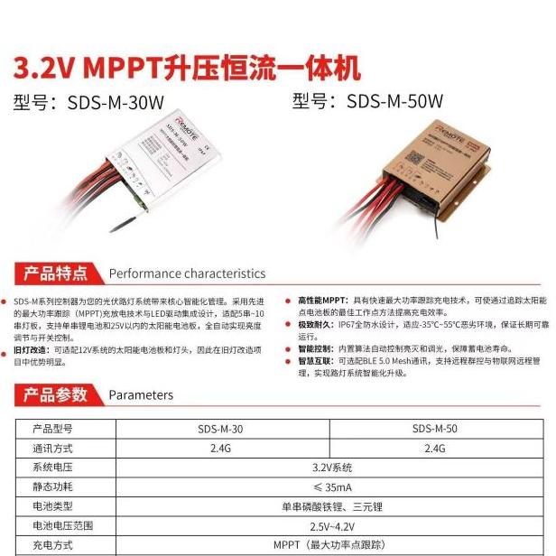 3.2V MPPT升压恒流一体机