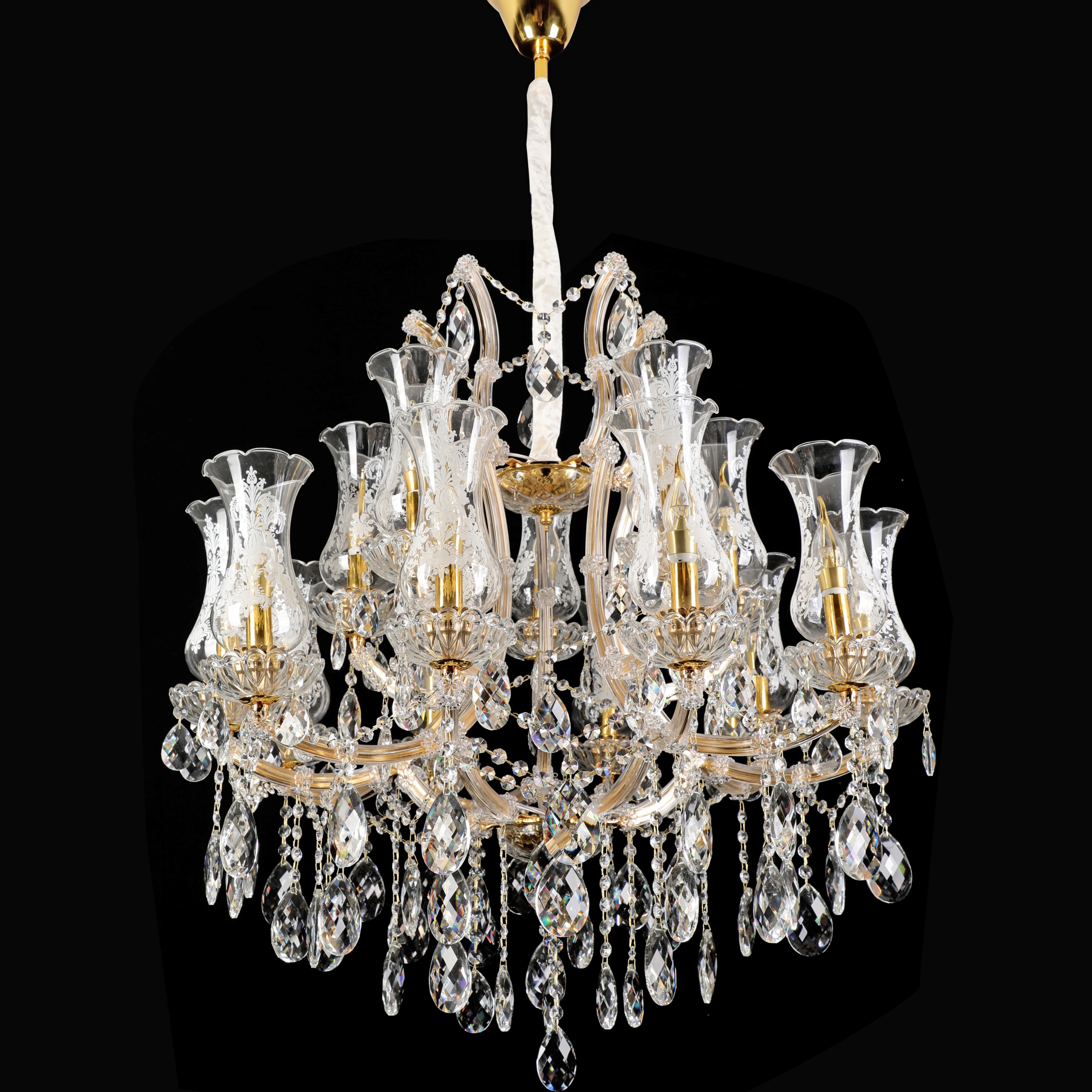 High-end indoor crystal chandelier decoration