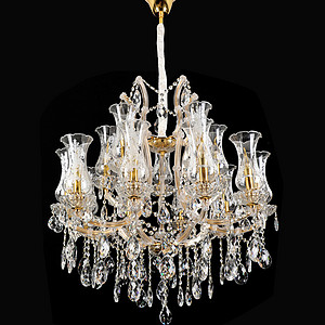 High-end indoor crystal chandelier decoration