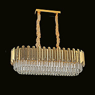 Modern minimalist light luxury living room crystal chandelier