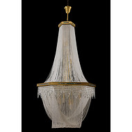 Light luxury high-end tassel crystal chandelier