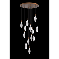 Simple Jumping Layer Long Line Chandelier