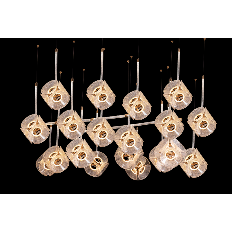 Customized light luxury combination chandelier