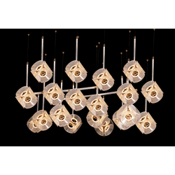Customized light luxury combination chandelier