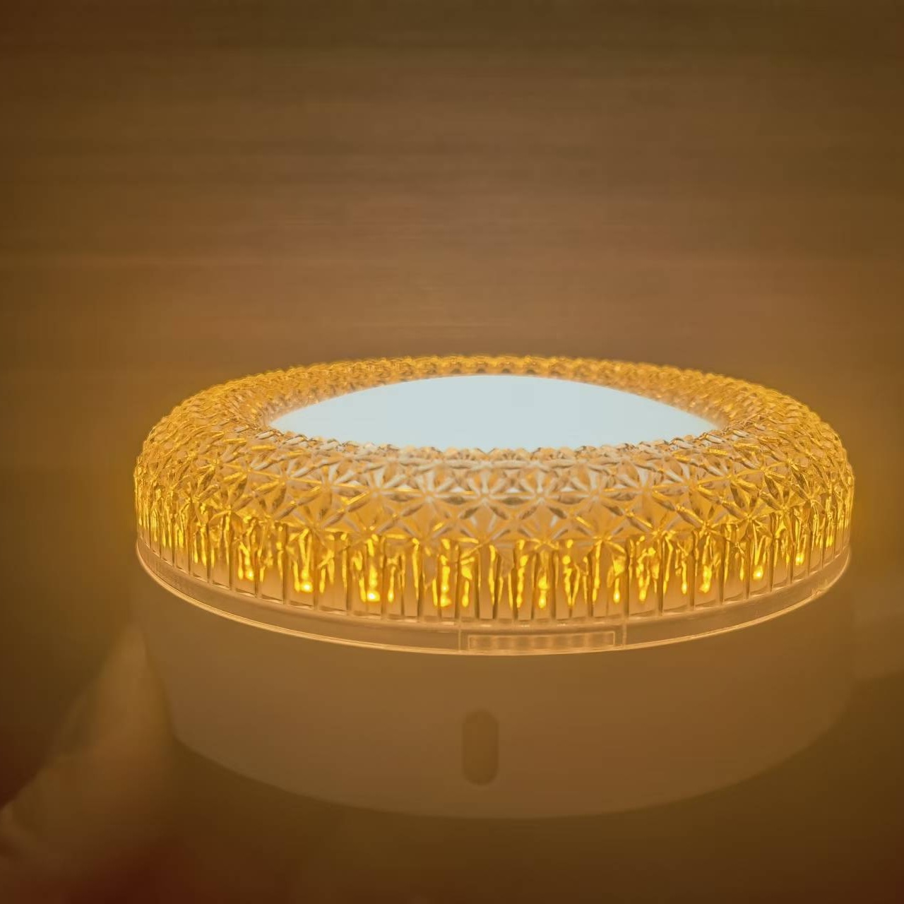 Warm light household LED flying saucer lamp