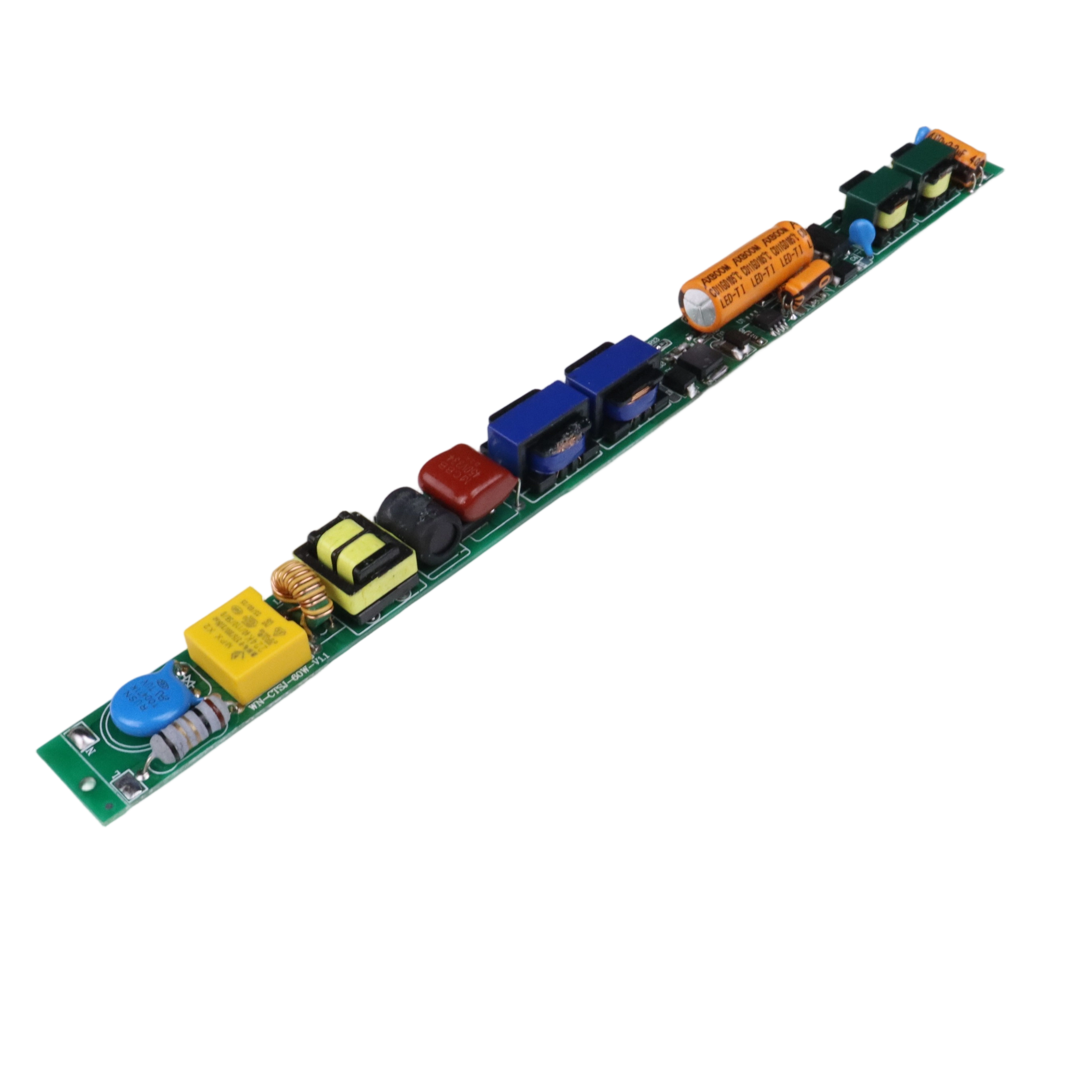 Wide voltage, high power, long strip LED power supply