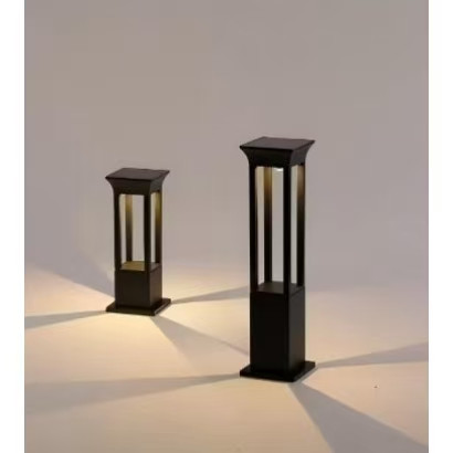 新款灰色简约草坪灯