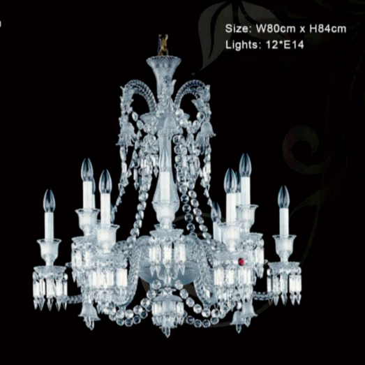 European-style living room crystal chandelier