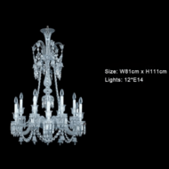 New modern candle crystal chandelier