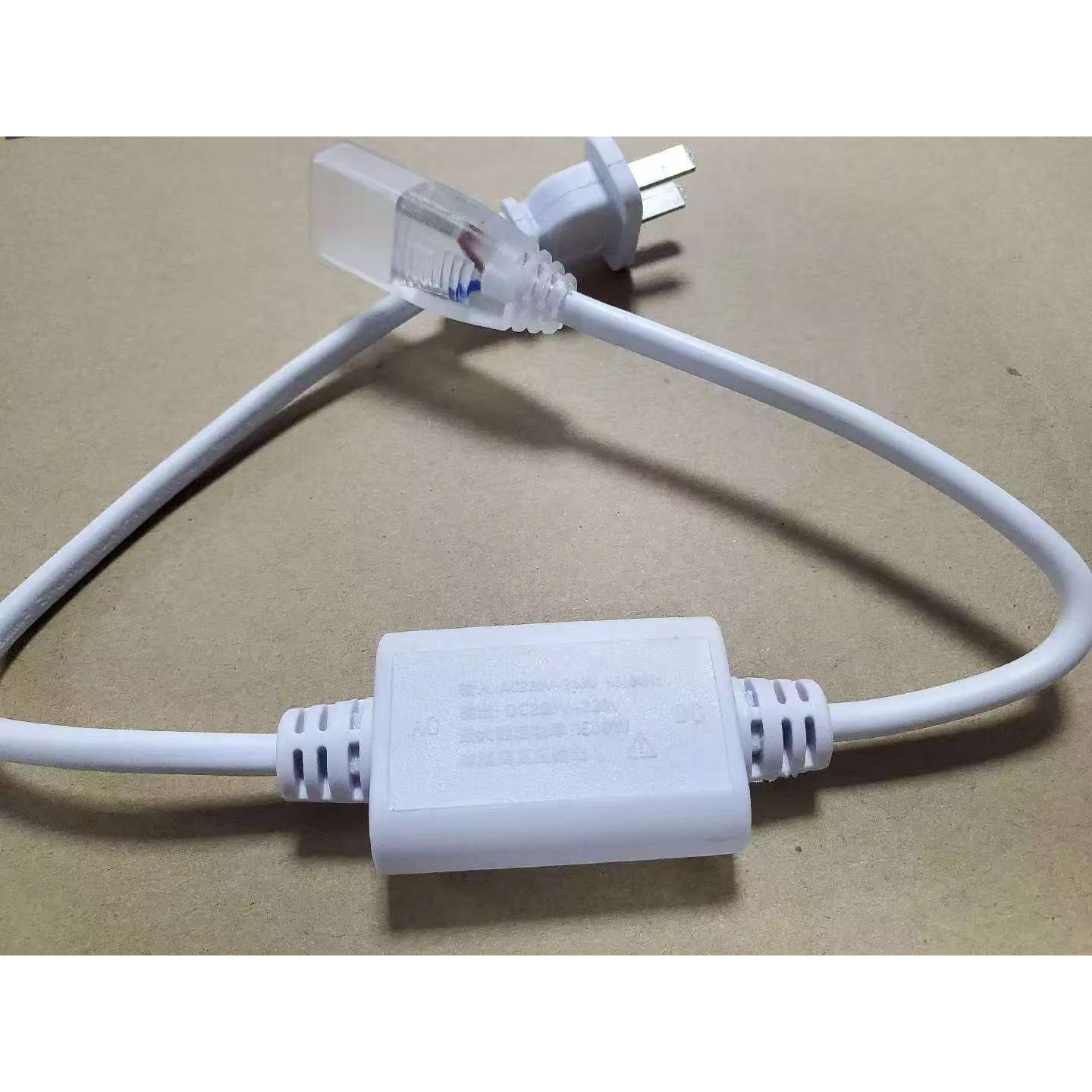 LED strip round flexible plug