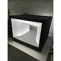黑白现代风庭院灯