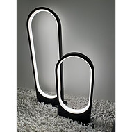 Oval-shaped track lawn light