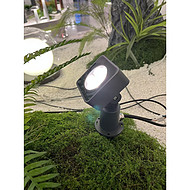 Outdoor black square courtyard lamp