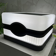 Popular black and white minimalist courtyard lamp