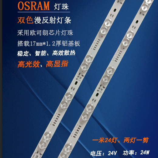 全光谱透镜变光LED长灯条