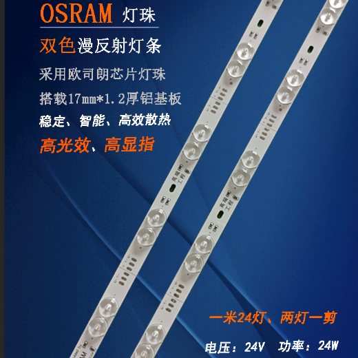 Full-Spectrum Lens Adjustable LED Long Strip Light