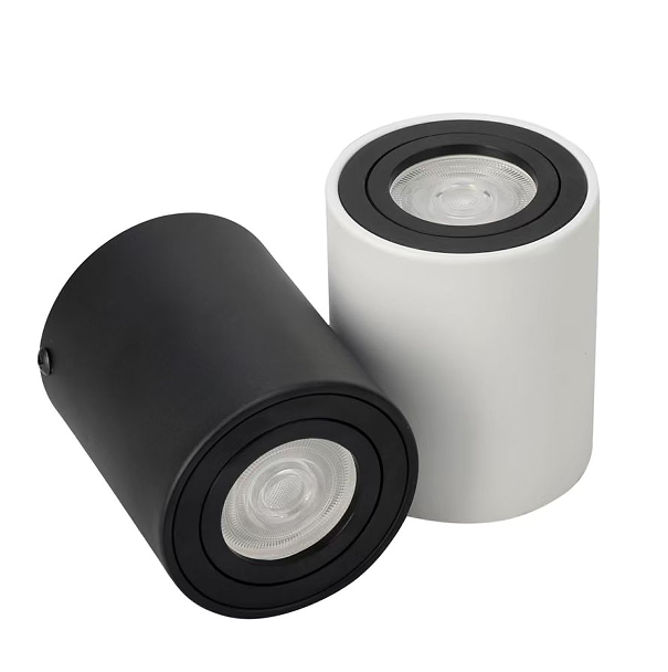Low-voltage spotlights in garden lights