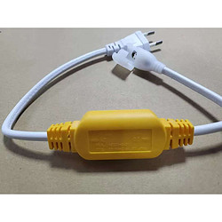 Waterproof and explosion-proof high-power flicker-free LED strip with plug