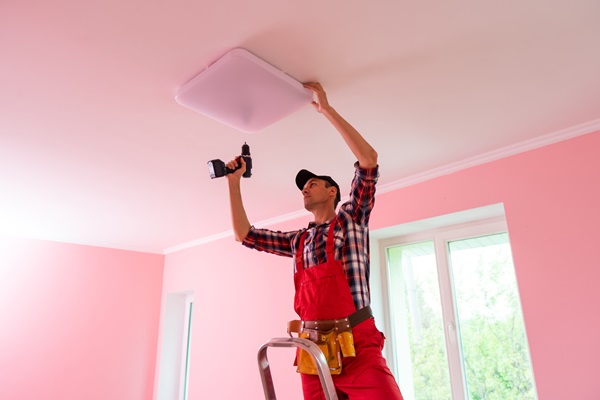 How is the brightness of a minimalist modern home ceiling light appropriate?