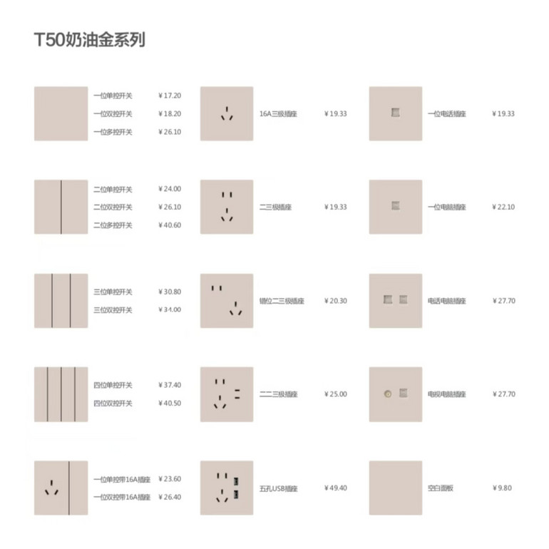 舒适手感静音操作开关