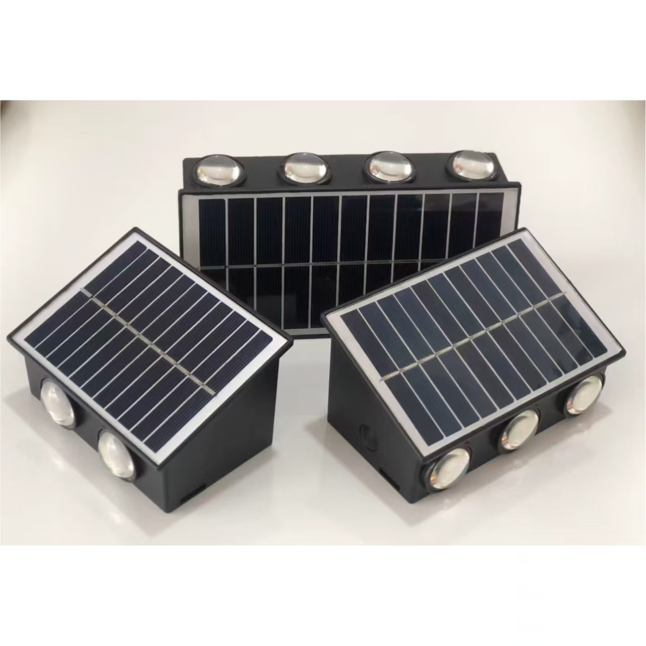 Solar outdoor wall washing lamp spotlight