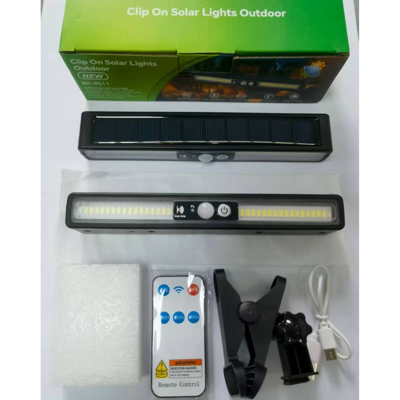 Solar lighting induction lamp wall lamp clip lamp
