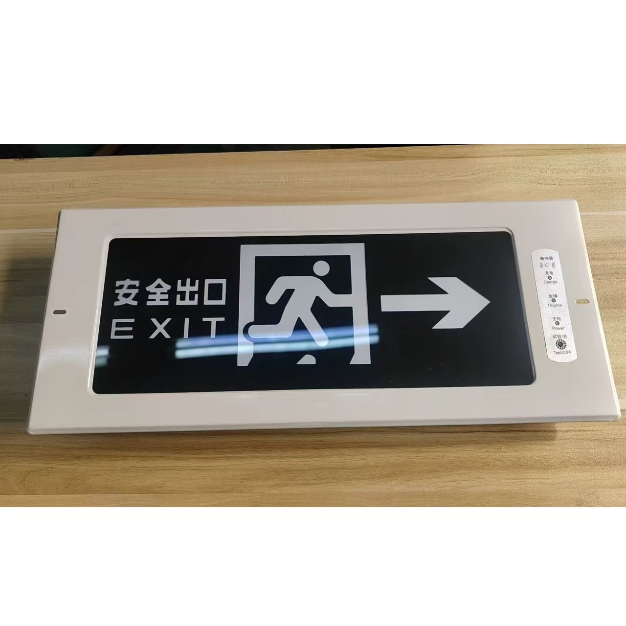 LED emergency light, evacuation light, arrow indicator light