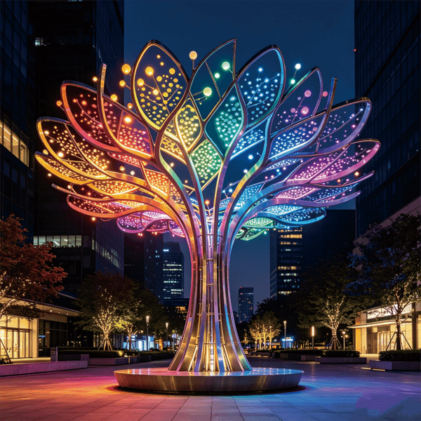幻彩生命树 RGB LED 雕塑灯