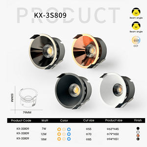 Conical Cup Anti-Glare Recessed Spotlight
