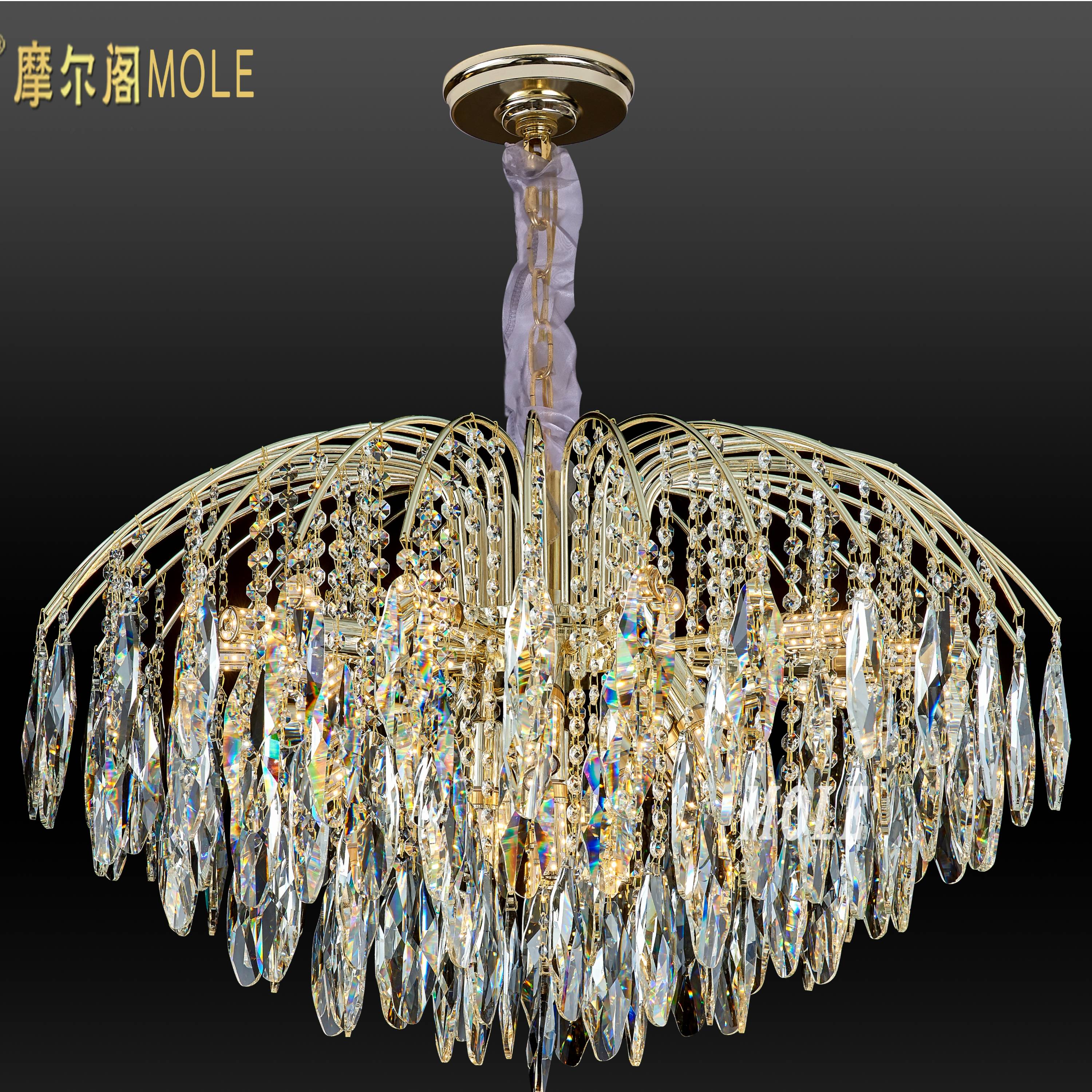 Nordic Creative Crystal Restaurant Chandelier