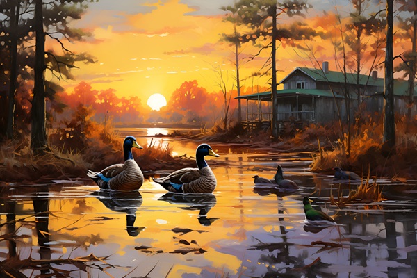 太阳能鸭子景观灯的户外空间营造