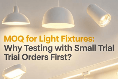 MOQ for Light Fixtures: Why Testing with Small Trial Orders First?
