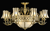 欧式经典室内铜吊灯