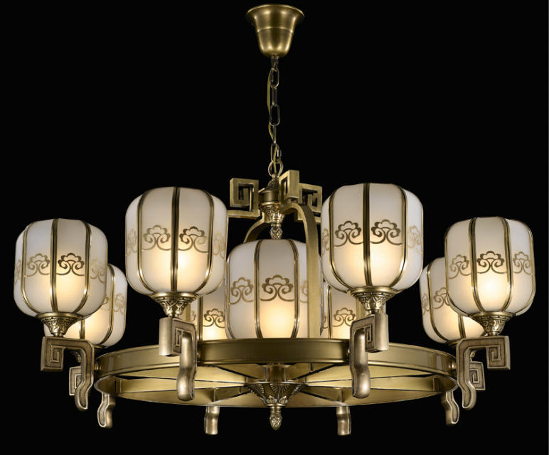 欧式经典室内铜吊灯