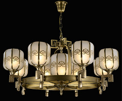 欧式经典室内铜吊灯