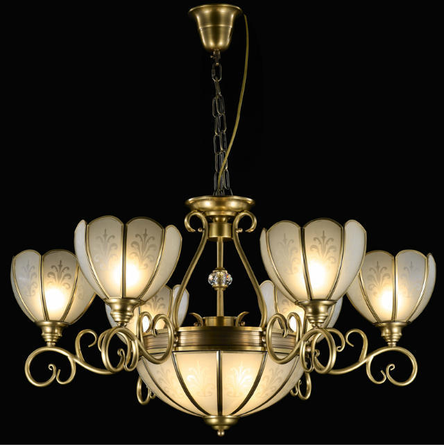 欧式经典室内铜吊灯