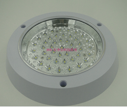 成品明装圆形厨卫灯5W2835灯珠 透明 磨砂罩