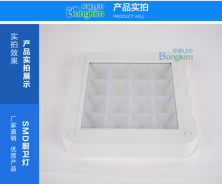 优质LED厨卫灯 8-18W	
